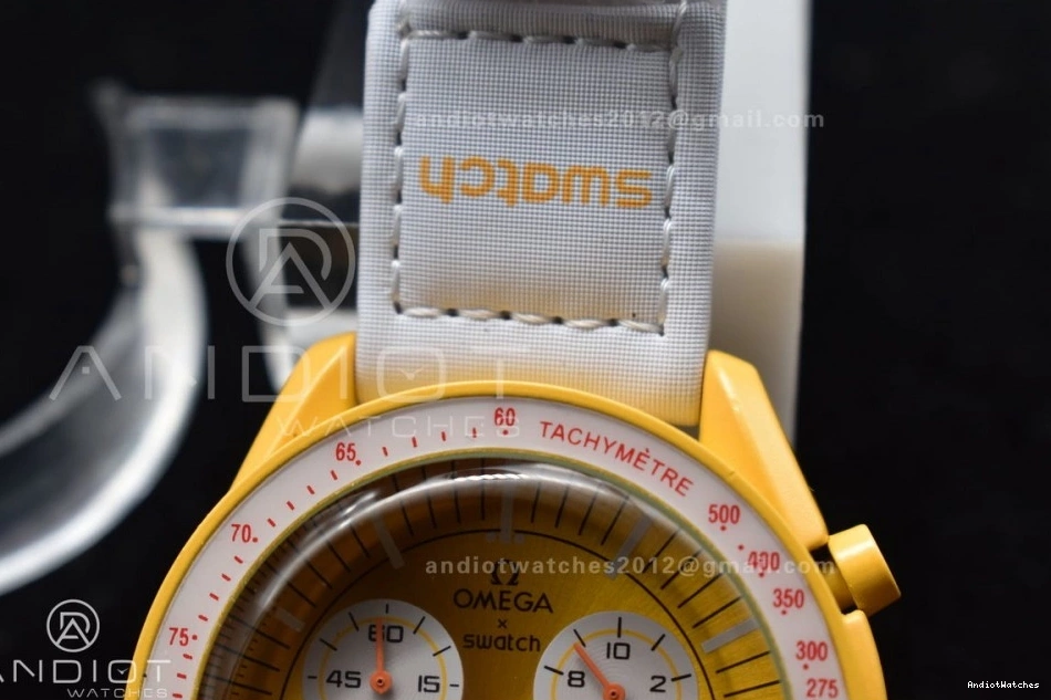 the Nylon on 1185 Quartz Omega Mission x to Swatch Bioceramic Moonwatch Attractive Sun Strap 0902
